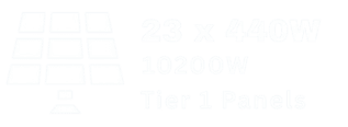 10kW tier 1 solar panels