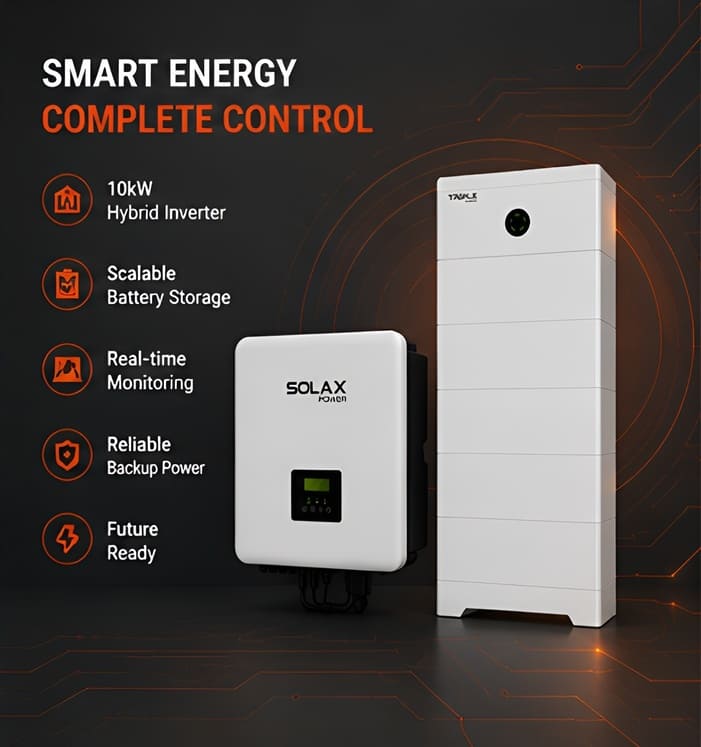 SolaX 10kW Inverter & Battery Installation